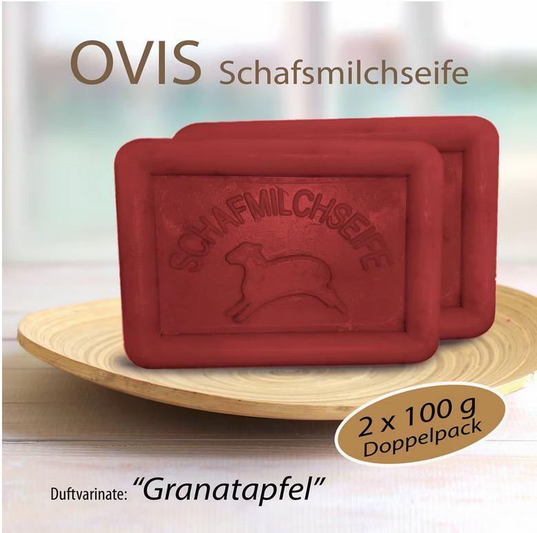 Ovis Granatapfel Schafmilchseite mit natürlichen Pflegestoffen