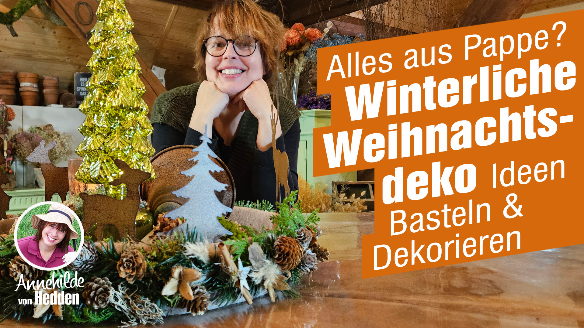 Weihnachtsdeko im Trend, Bastelideen im Winter. Wie du deine alte Weihnachtsdeko neu gestaltest.