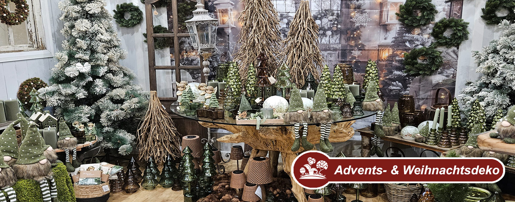Adventsdeko Weihnachtsdeko im landambiente Hedden in Westerholt